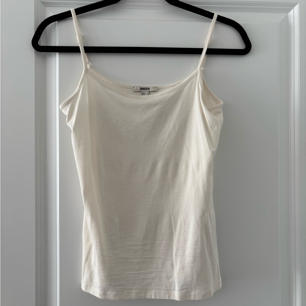 #79 Mexx Cream Spaghetti Strap Top small